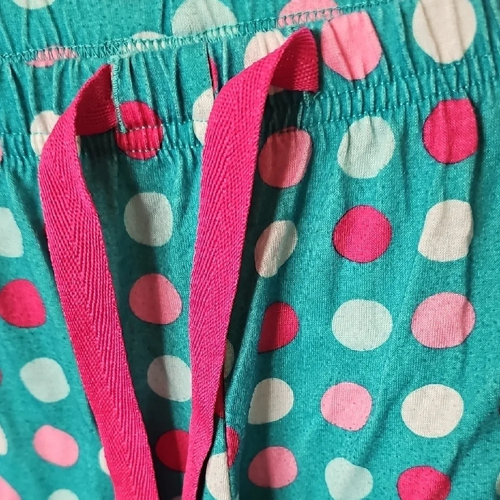 Circo Kids Pajama Bottoms with Teal and Pink Dots Size 4/5